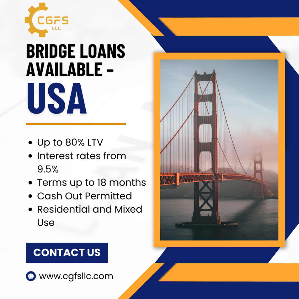 Bridge Loans Available USA