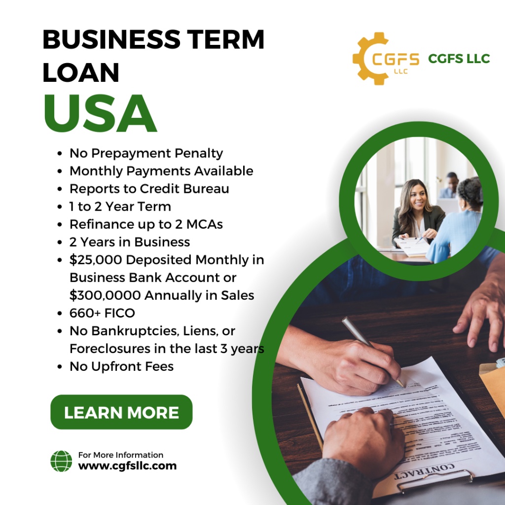 Business Term Loans - USA