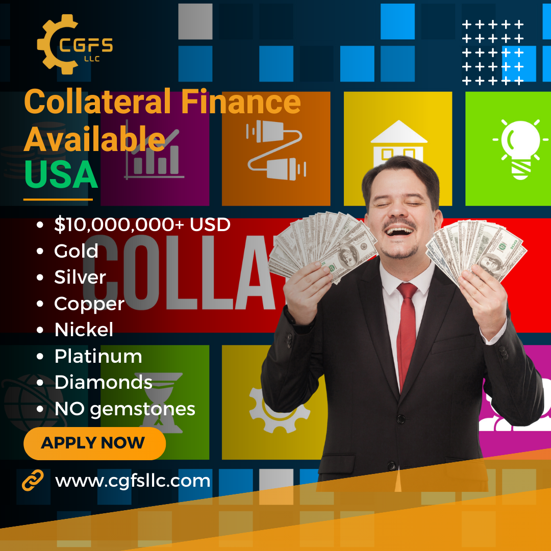 Collateral Finance Gold, Silver, Platinum, Copper, Nickel and