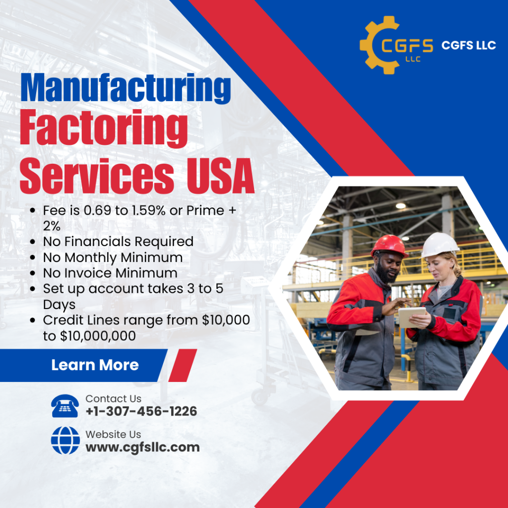 Manufacturing Factoring Services USA