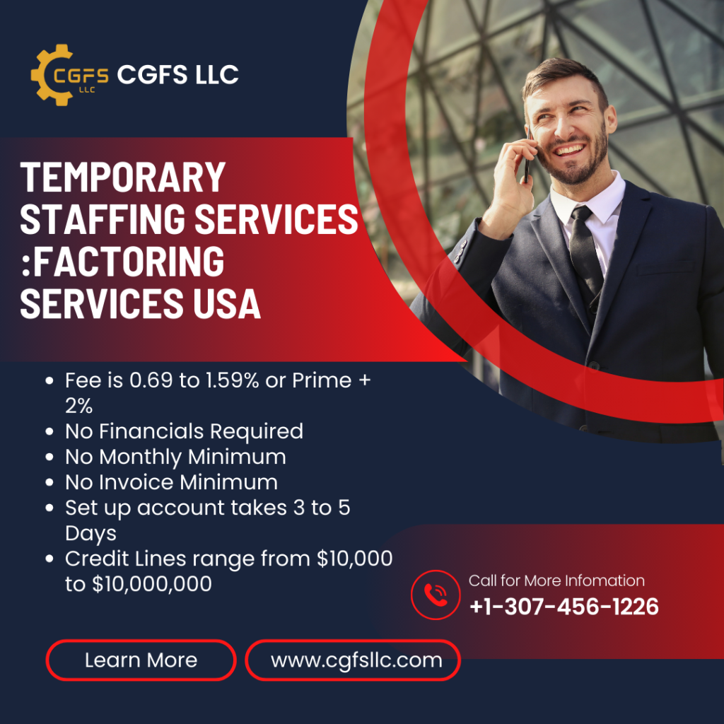 Temporary Staffing Factoring Services