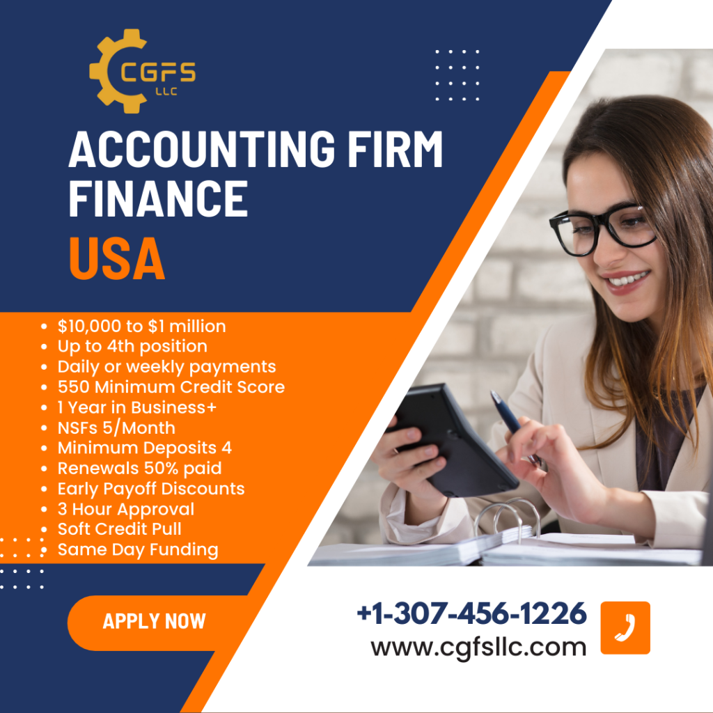 Accounting Firm Finance Opportunities in the USA