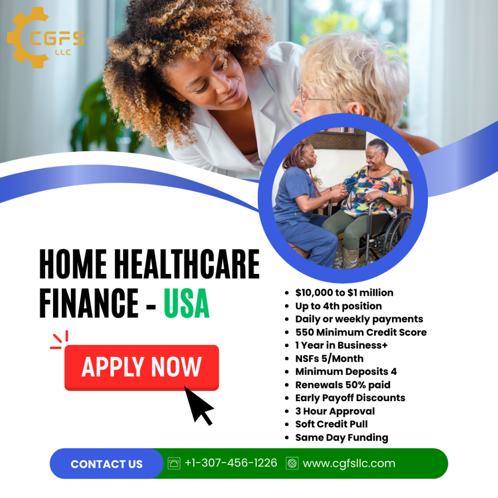 Home Health Care Finance Available USA