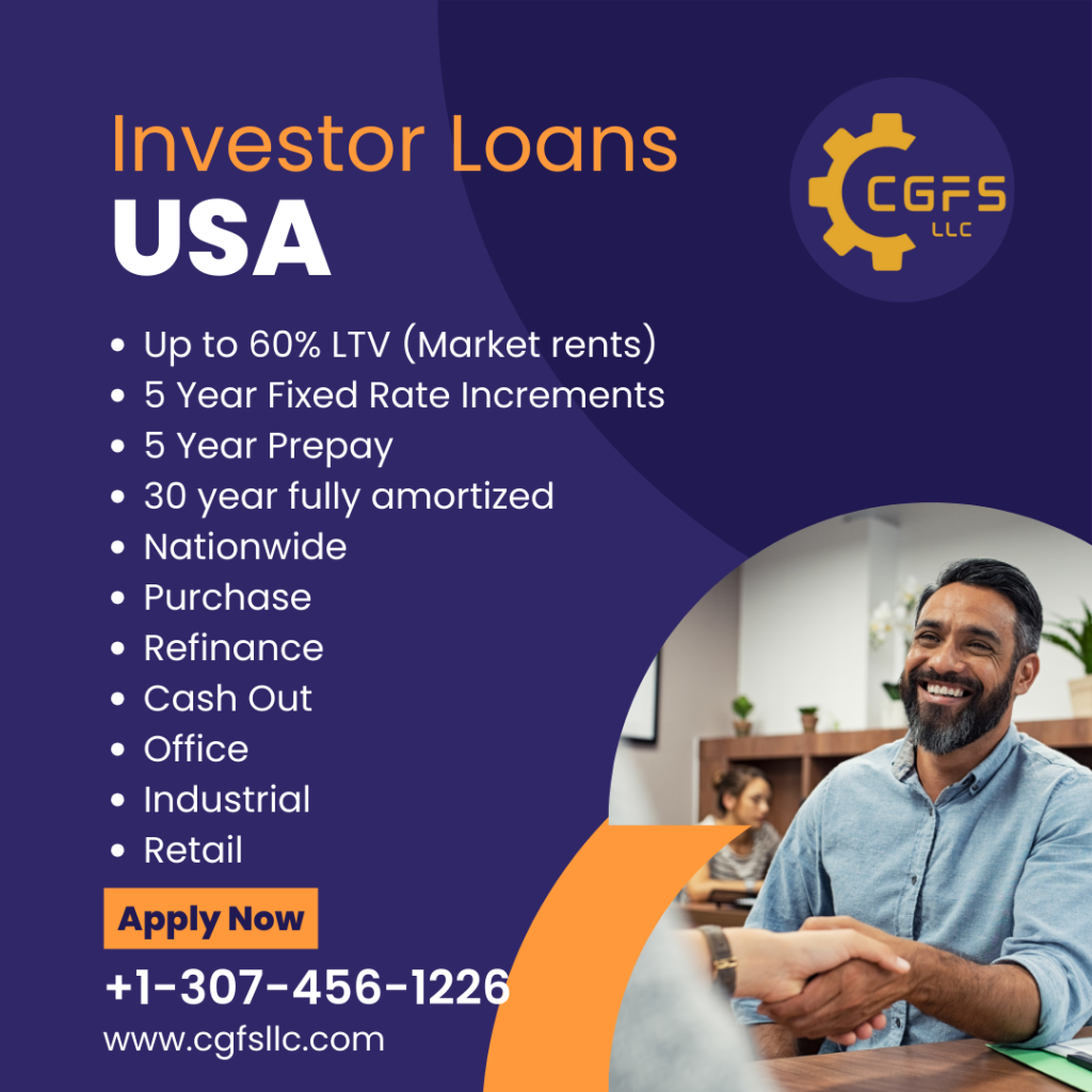 Investor Loans Available in the USA