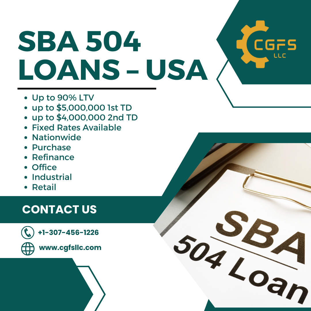 SBA 504 Loans Available in the USA – CGFS, LLC