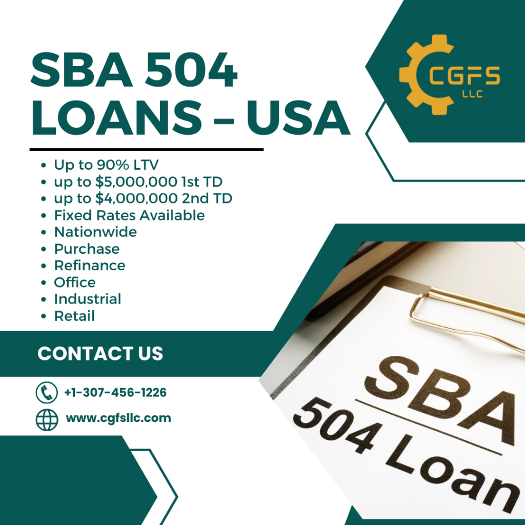 SBA 504 Loans Available in the USA